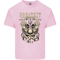 Trident Skull Scuba Diving Octopus Cthulhu Kids T-Shirt Childrens Light Pink