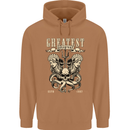 Trident Skull Scuba Diving Octopus Cthulhu Mens 80% Cotton Hoodie Caramel Latte