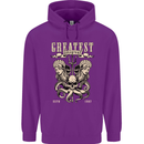 Trident Skull Scuba Diving Octopus Cthulhu Mens 80% Cotton Hoodie Purple