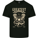 Trident Skull Scuba Diving Octopus Cthulhu Mens Cotton T-Shirt Tee Top Black