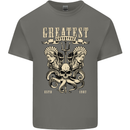 Trident Skull Scuba Diving Octopus Cthulhu Mens Cotton T-Shirt Tee Top Charcoal