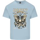 Trident Skull Scuba Diving Octopus Cthulhu Mens Cotton T-Shirt Tee Top Light Blue