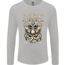 Trident Skull Scuba Diving Octopus Cthulhu Mens Long Sleeve T-Shirt Sports Grey