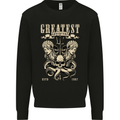 Trident Skull Scuba Diving Octopus Cthulhu Mens Sweatshirt Jumper Black