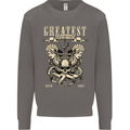 Trident Skull Scuba Diving Octopus Cthulhu Mens Sweatshirt Jumper Charcoal