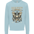 Trident Skull Scuba Diving Octopus Cthulhu Mens Sweatshirt Jumper Light Blue