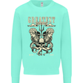 Trident Skull Scuba Diving Octopus Cthulhu Mens Sweatshirt Jumper Peppermint