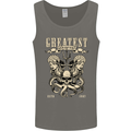 Trident Skull Scuba Diving Octopus Cthulhu Mens Vest Tank Top Charcoal