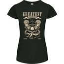 Trident Skull Scuba Diving Octopus Cthulhu Womens Petite Cut T-Shirt Black
