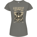 Trident Skull Scuba Diving Octopus Cthulhu Womens Petite Cut T-Shirt Charcoal