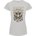 Trident Skull Scuba Diving Octopus Cthulhu Womens Petite Cut T-Shirt Sports Grey