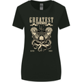 Trident Skull Scuba Diving Octopus Cthulhu Womens Wider Cut T-Shirt Black