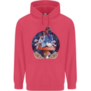 Trippy Alice Magic Mushrooms LSD Childrens Kids Hoodie Heliconia