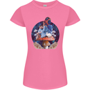 Trippy Alice Magic Mushrooms LSD Womens Petite Cut T-Shirt Azalea