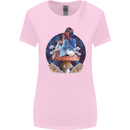 Trippy Alice Magic Mushrooms LSD Womens Wider Cut T-Shirt Light Pink