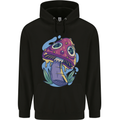 Trippy Magic Mushroom LSD Childrens Kids Hoodie Black