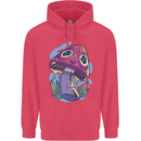 Trippy Magic Mushroom LSD Childrens Kids Hoodie Heliconia