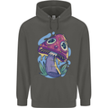 Trippy Magic Mushroom LSD Childrens Kids Hoodie Storm Grey