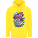 Trippy Magic Mushroom LSD Childrens Kids Hoodie Yellow