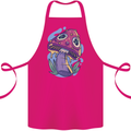 Trippy Magic Mushroom LSD Cotton Apron 100% Organic Pink