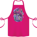 Trippy Magic Mushroom LSD Cotton Apron 100% Organic Pink