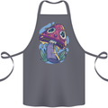 Trippy Magic Mushroom LSD Cotton Apron 100% Organic Steel