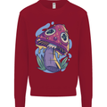 Trippy Magic Mushroom LSD Kids Sweatshirt Jumper Red