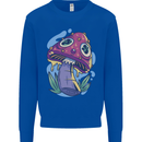 Trippy Magic Mushroom LSD Mens Sweatshirt Jumper Royal Blue