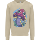 Trippy Magic Mushroom LSD Mens Sweatshirt Jumper Sand