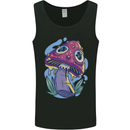 Trippy Magic Mushroom LSD Mens Vest Tank Top Black