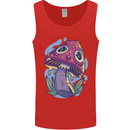 Trippy Magic Mushroom LSD Mens Vest Tank Top Red