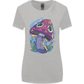 Trippy Magic Mushroom LSD Womens Wider Cut T-Shirt Sports Grey