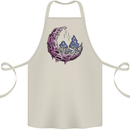 Trippy Magic Mushroom Moon LSD Psychedelic Cotton Apron 100% Organic Natural