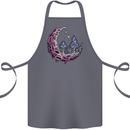 Trippy Magic Mushroom Moon LSD Psychedelic Cotton Apron 100% Organic Steel