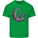 Trippy Magic Mushroom Moon LSD Psychedelic Kids T-Shirt Childrens Irish Green