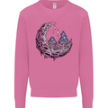Trippy Magic Mushroom Moon LSD Psychedelic Mens Sweatshirt Jumper Azalea