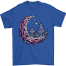 Trippy Magic Mushroom Moon LSD Psychedelic Mens T-Shirt 100% Cotton Royal Blue