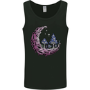Trippy Magic Mushroom Moon LSD Psychedelic Mens Vest Tank Top Black