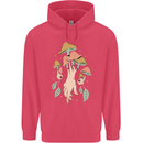 Trippy Magic Mushrooms With Eyes Childrens Kids Hoodie Heliconia