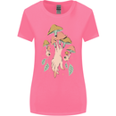 Trippy Magic Mushrooms With Eyes Womens Wider Cut T-Shirt Azalea