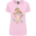 Trippy Magic Mushrooms With Eyes Womens Wider Cut T-Shirt Light Pink