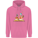 Trippy Nature Book Magic Mushrooms LSD Childrens Kids Hoodie Azalea