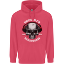 True Dj's Are Born With Headphones DJing Childrens Kids Hoodie Heliconia