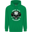 True Dj's Are Born With Headphones DJing Childrens Kids Hoodie Irish Green