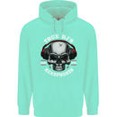 True Dj's Are Born With Headphones DJing Childrens Kids Hoodie Peppermint