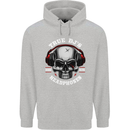 True Dj's Are Born With Headphones DJing Childrens Kids Hoodie Sports Grey