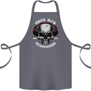 True Dj's Are Born With Headphones DJing Cotton Apron 100% Organic Steel