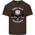 True Dj's Are Born With Headphones DJing Kids T-Shirt Childrens Chocolate