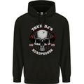 True Dj's Are Born With Headphones DJing Mens 80% Cotton Hoodie Black