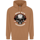 True Dj's Are Born With Headphones DJing Mens 80% Cotton Hoodie Caramel Latte